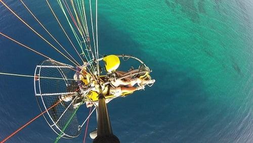 paragliding in Gran Canaria over Maspalomas Beach