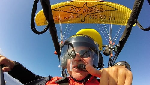 Powered paragliding in Gran Canaria aka paratrike