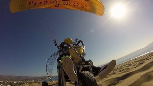 paratrike powered paragliding Gran Canaria